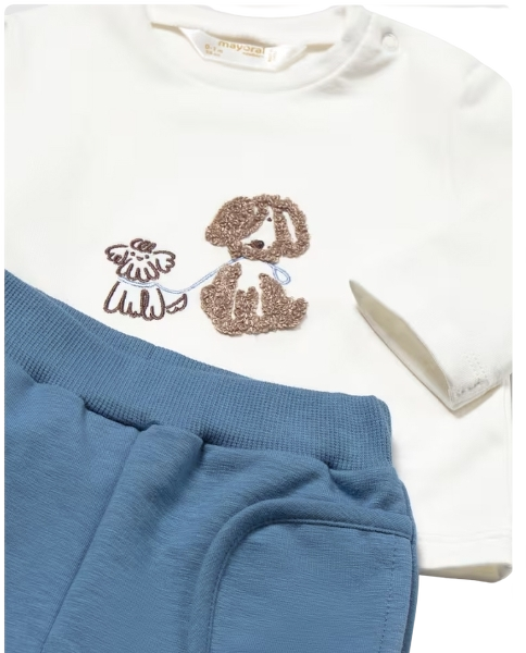 2671 - Newborn Boy Tracksuit with T-Shirt (Mayoral)4