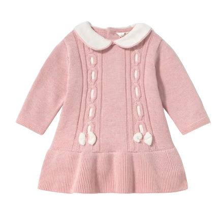 2802P - Newborn Girl Knit Dress (Mayoral)