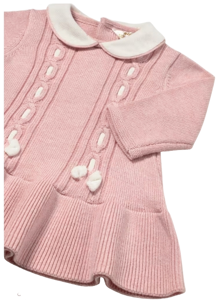 2802P - Newborn Girl Knit Dress (Mayoral)3