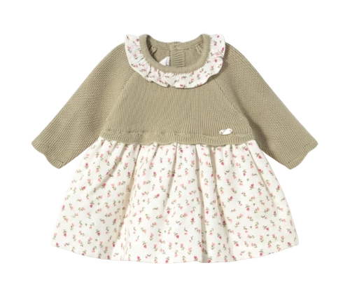 2805 - Newborn Girl Knit Dress (Mayoral)