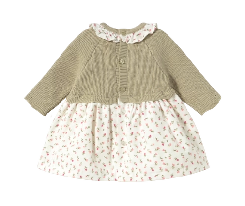 2805 - Newborn Girl Knit Dress (Mayoral)2