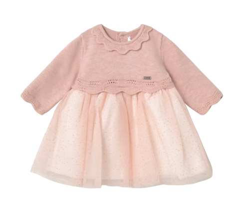 2809 - Newborn Girl Tulle Dress (Mayoral)