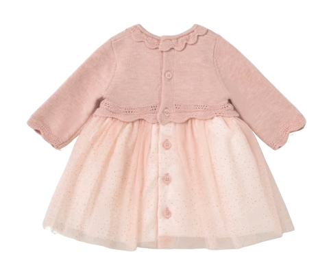 2809 - Newborn Girl Tulle Dress (Mayoral)2