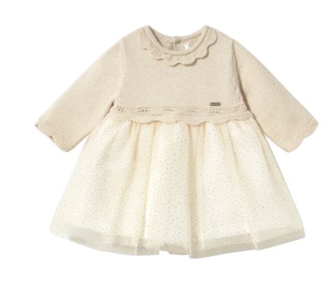 2809 - Newborn Girl Tulle Dress (Mayoral)4