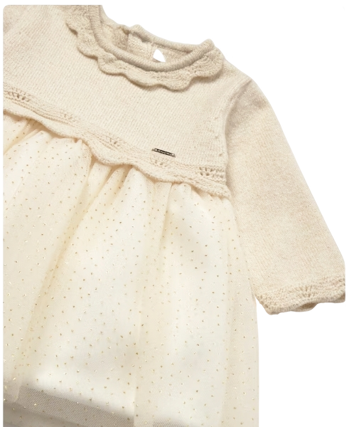 2809 - Newborn Girl Tulle Dress (Mayoral)6