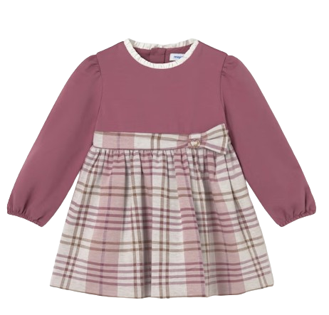 2903BL - Baby Plaid Dress (Mayoral)
