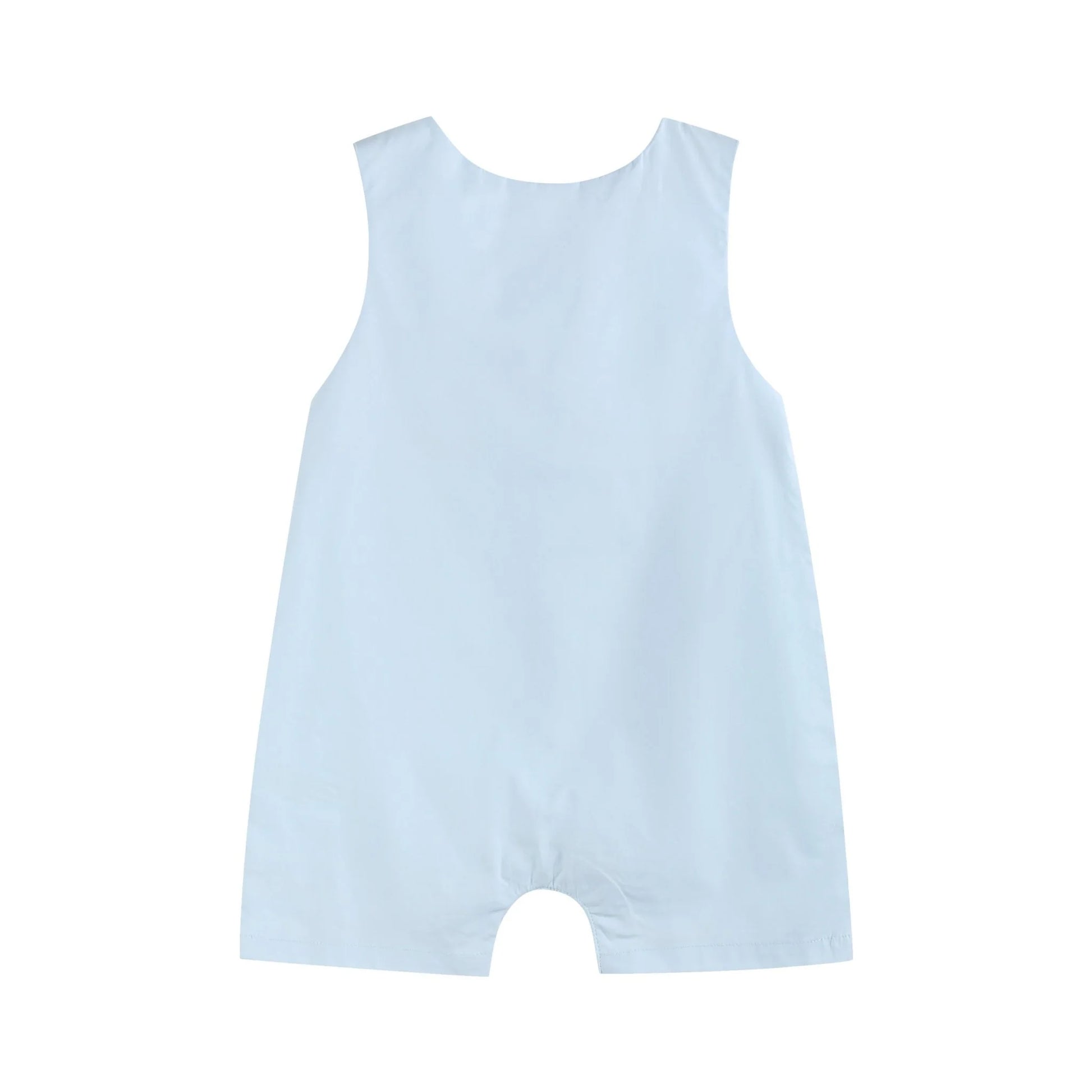 33782 - Blue Birthday Boy Smocked Shortalls