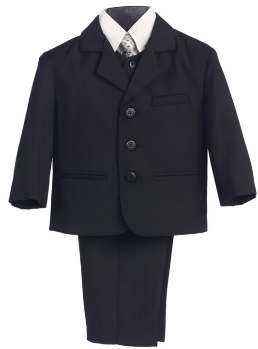 LT3710 - Black 5-Piece Suit