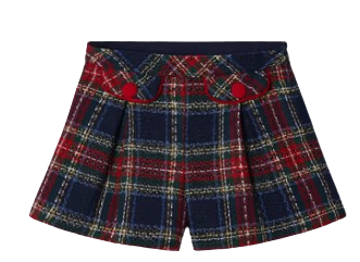 4217 - Girl Plaid Shorts