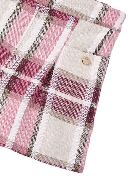 4225 - Girl Plaid Shorts (Mayoral)