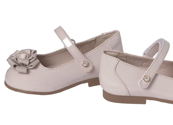 44465- Girl Flower Mary Janes