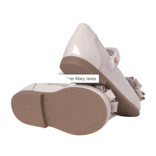 44465- Girl Flower Mary Janes