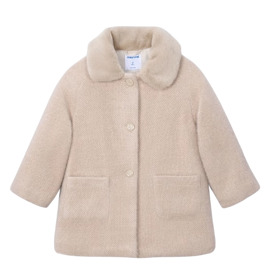 4412 - Girl Faux Fur Coat (Mayoral)