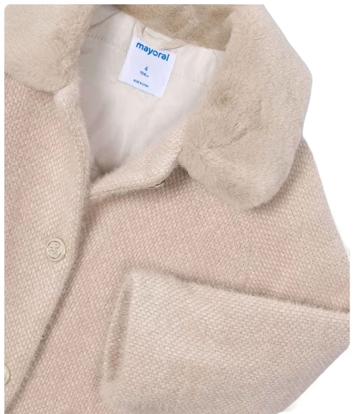4412 - Girl Faux Fur Coat (Mayoral)3