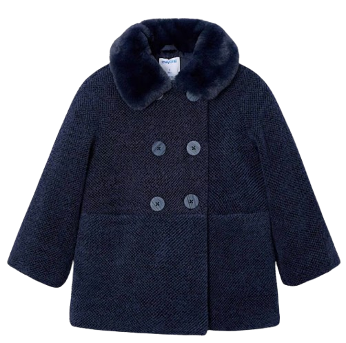 4438N - Girl Faux Fur Coat (Mayoral)