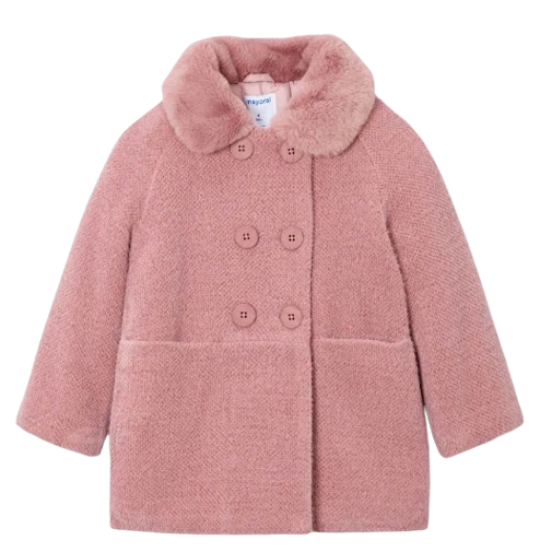 4438R - Girl Faux Fur Coat (Mayoral)