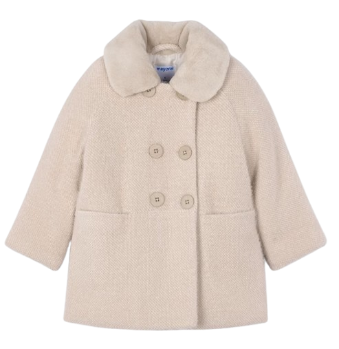 4438 - Girl Faux Fur Coat (Mayoral)