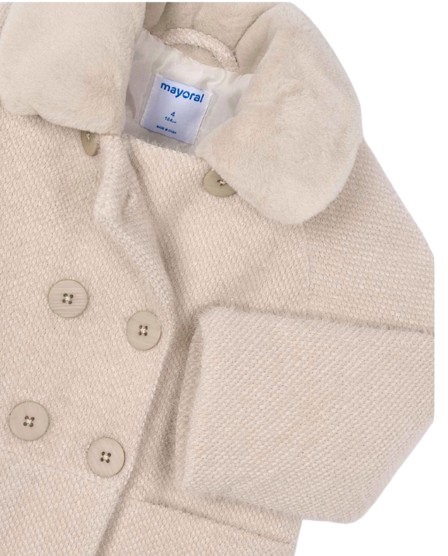 4438 - Girl Faux Fur Coat (Mayoral)