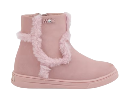 44484 - Girl Fur Detail Ankle Boots