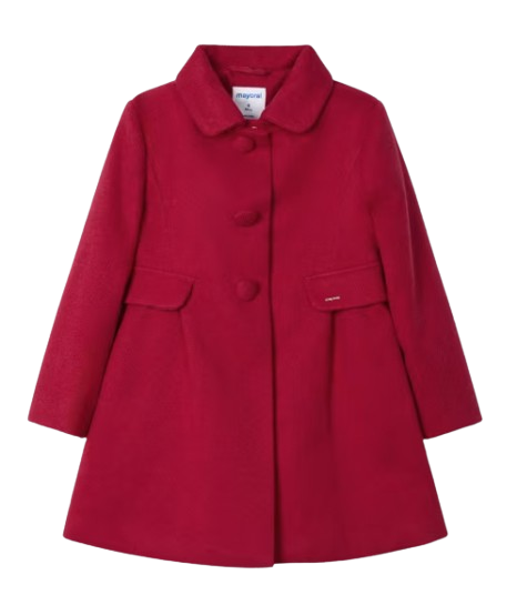 4484RD - Girl Formal Coat