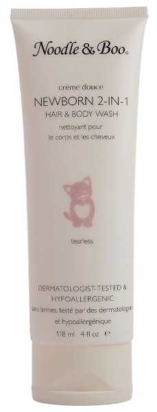 4833 - Noodle & Boo Baby Bath & Massage Set, Creme Douce, Pink Flowers
