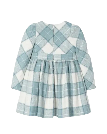 4910 - Mayoral Bow Plaid Dress Cadiz Boutique, Inc.