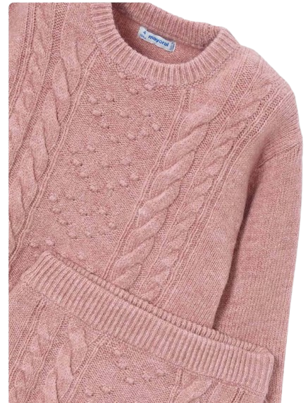 4934 - Girl Knit Sweater and Skirt Set (Mayoral)