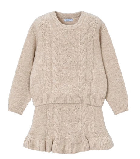 4934S - Girl Knit Sweater and Skirt Set (Mayoral)