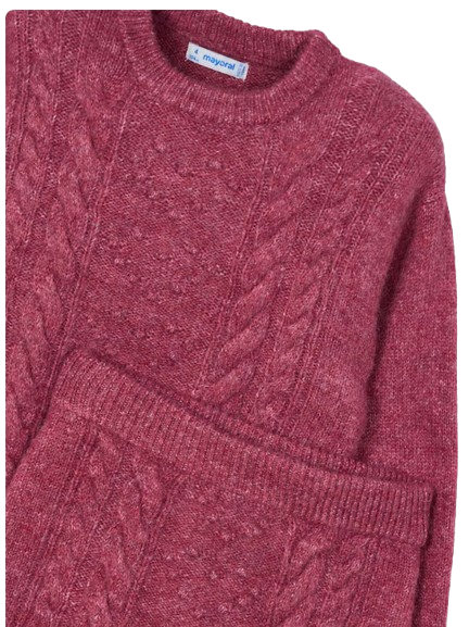 4934M - Girl Knit Sweater and Skirt Set (Mayoral)