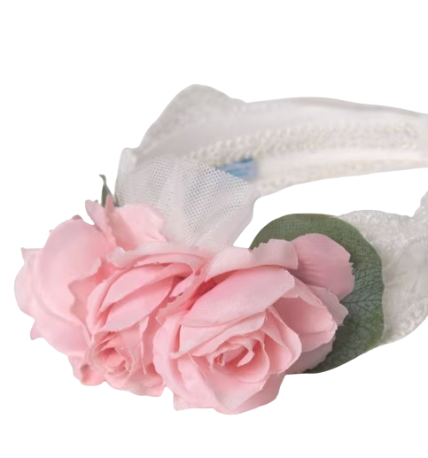 5415 - Abel & Luna Embroidered Tulle Headband