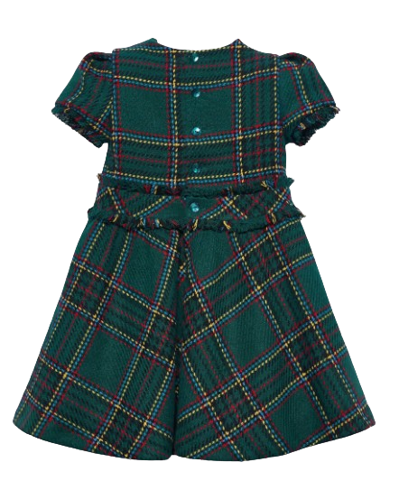 5525 - Girls Plaid Frying Dress