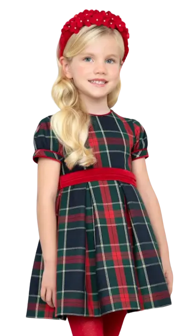 5530 - Abel And Luna Tartan Dress Cadiz Boutique, Inc.