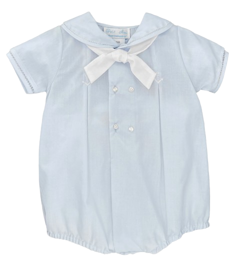 5550 - Romper with Anchor Embroidery