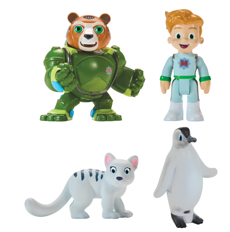 56516 - Team Mekbots: Animal Rescue Frost Mini Figure Rescue Set by Playmates Toys