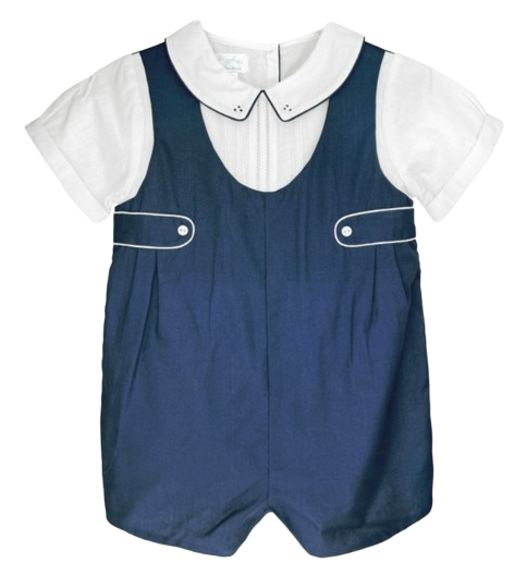 5825 - Shortall with Pintucks and Side Tabs