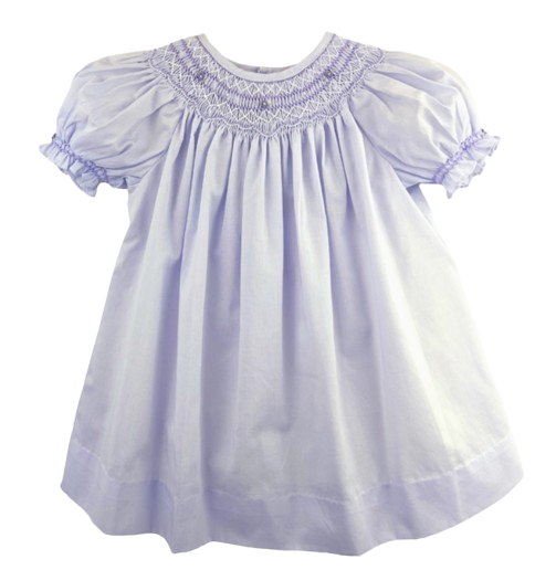 5839 - Bishop Smocked Dress with Pearls