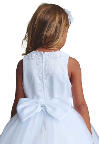 5899 - Lace Bodice with Lace Zipper Detail on Backd