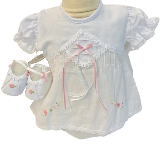 600 - Sweet 3pc White Pink