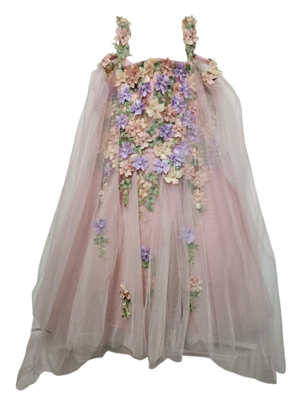 7257R - Floral Dress Rose