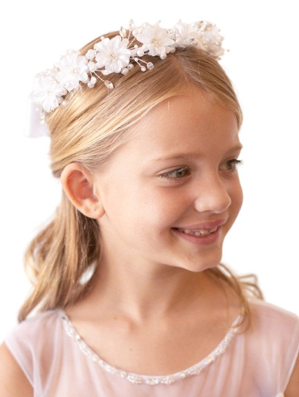 TT783 - Flower Crown with Veil