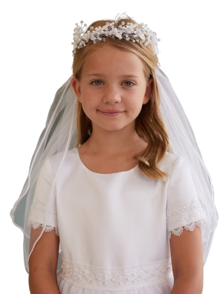 TT799 - Wire Crown With Veil