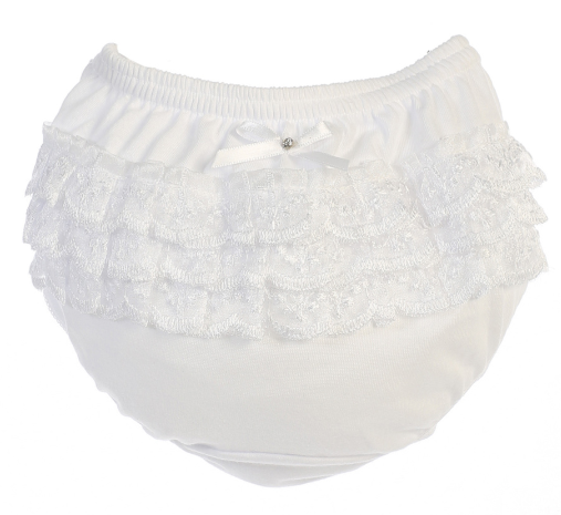 TT8018 - Cross Lace Ruffle Bloomer