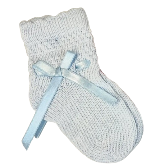 80202 - Knitted Booties 0M-3M