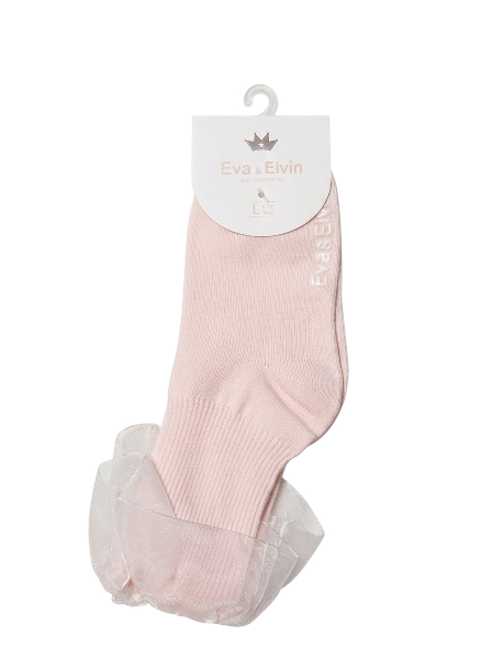 892LP - Light Pink Ruffle Socks