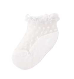 9056 - Newborn Girl Tulle Socks (Mayoral)