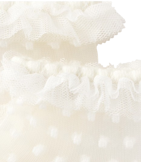 9056 - Newborn Girl Tulle Socks (Mayoral)