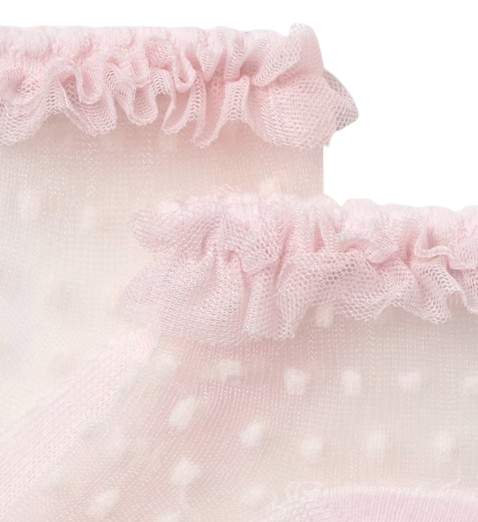 9056 - Newborn Girl Tulle Socks (Mayoral)