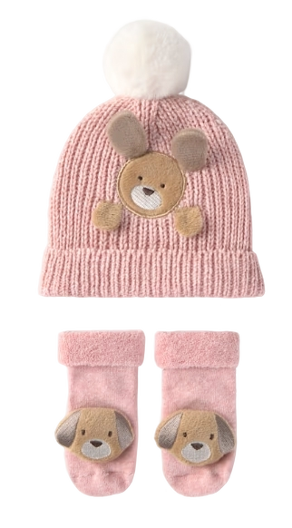 9124P - Newborn Bear Hat and Mittens Set (Mayoral)