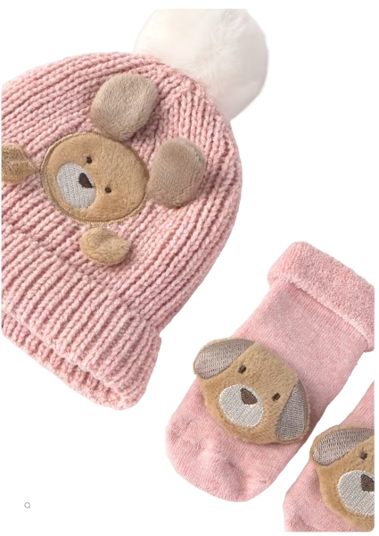 9124P - Newborn Bear Hat and Mittens Set (Mayoral)2