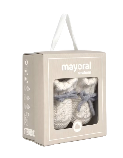 9167 - Newborn Boy Knit Shoes (Mayoral)4